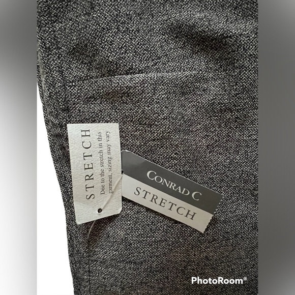 Conrad C Collection Skirt Tweed Animal Print Gray Skirt Sz 16 - Picture 4 of 5